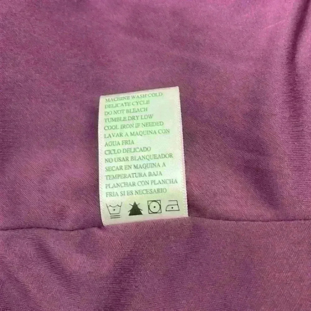 GreenTea Purple & White Sherpa Vest Size M - Picture 8 of 10